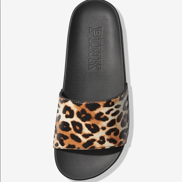 Victoria’s Secret Pink Leopard Single Strap Slide - Picture 2 of 5